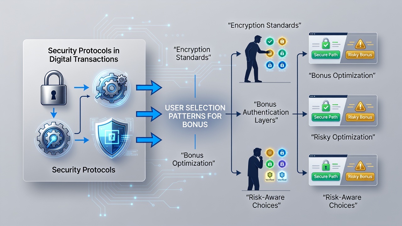 Diagram showing authentication flow from secure payment to bonus selection screen in mobile gaming applications