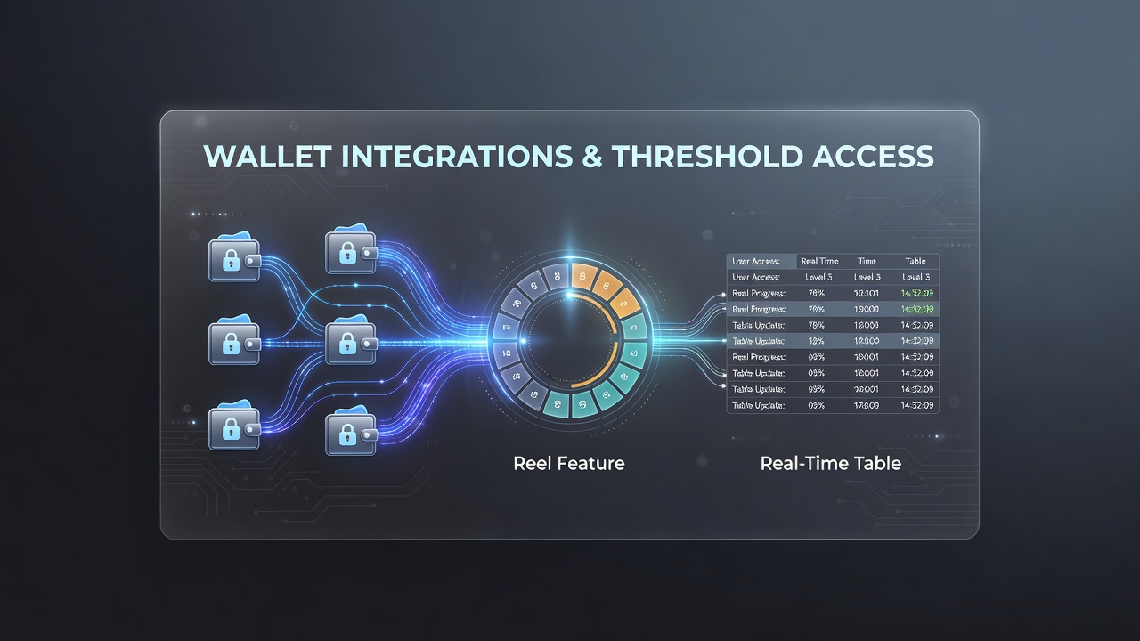 Mobile app interface showing wallet integration options for casino features